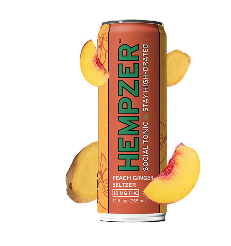 Peach Ginger Seltzer 10mg
