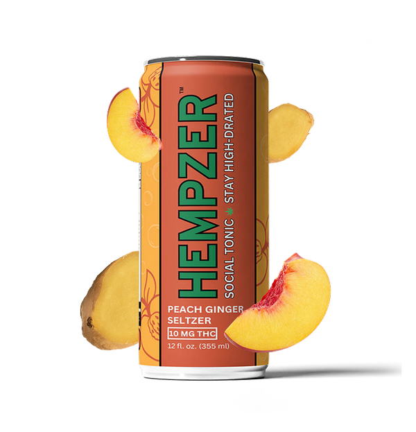 Peach Ginger Seltzer 10mg