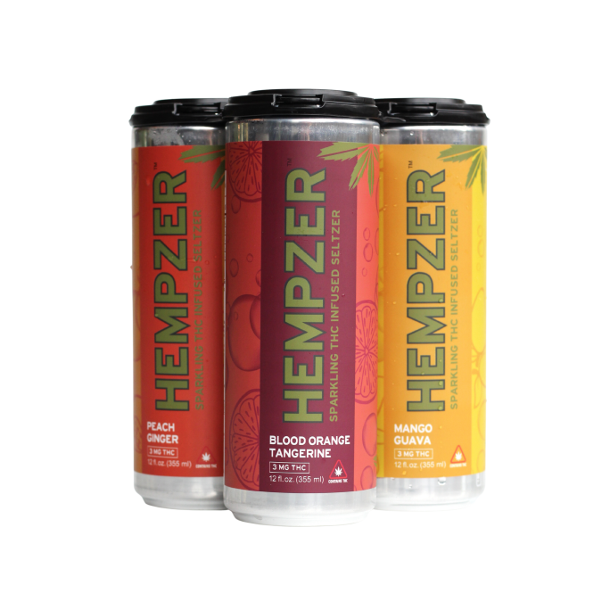 Hempzer THC Seltzer Four-Pack | Hempfield Botanicals | Hempfield Apothetique | Hempzer Seltzer | PA THC Seltzers